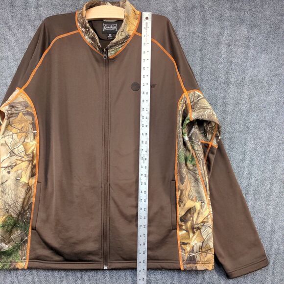 Gamehide Men's Jacket Brown Camouflage Plus Size 2X Long Sleeve - Picture 12 of 14